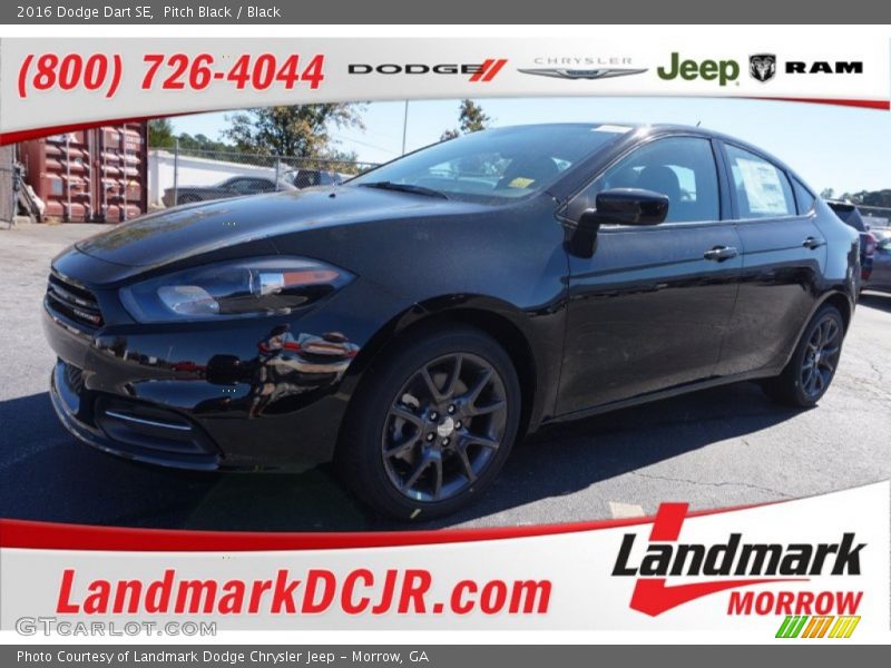 Pitch Black / Black 2016 Dodge Dart SE