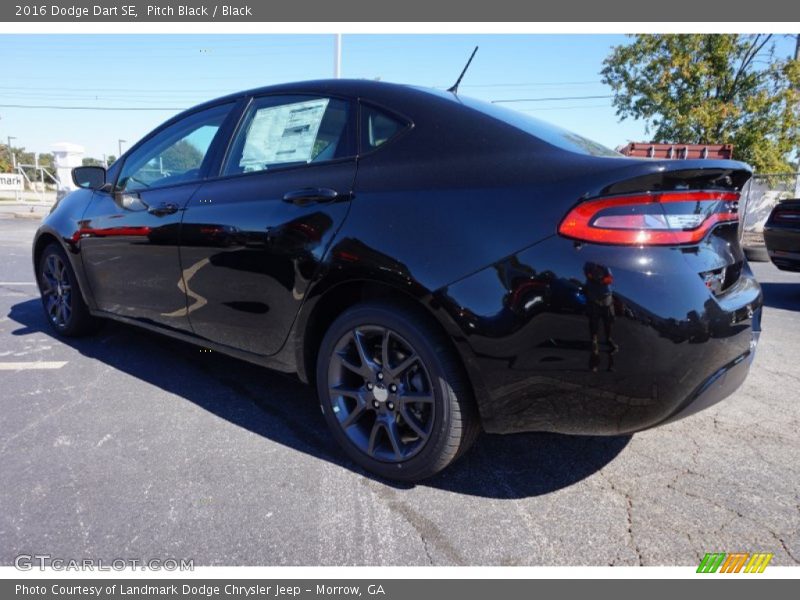 Pitch Black / Black 2016 Dodge Dart SE