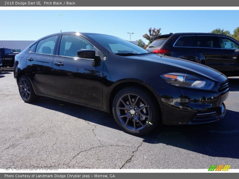 Pitch Black / Black 2016 Dodge Dart SE