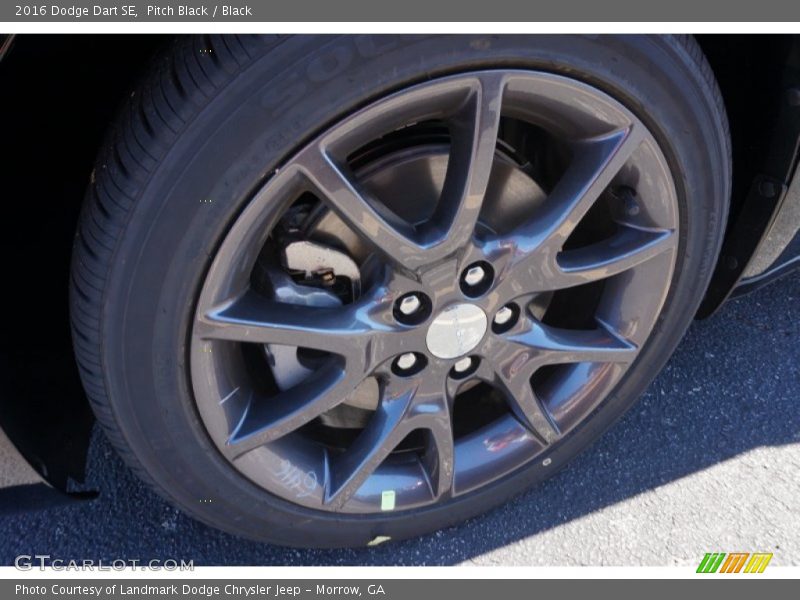Pitch Black / Black 2016 Dodge Dart SE