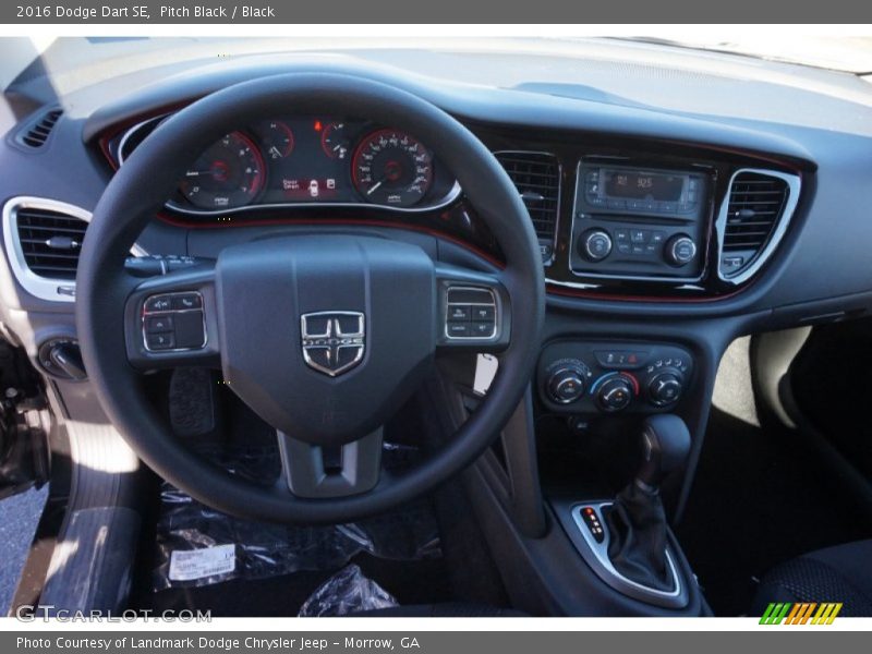 Pitch Black / Black 2016 Dodge Dart SE