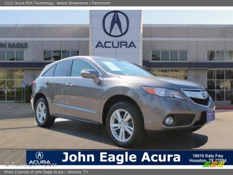 Amber Brownstone / Parchment 2013 Acura RDX Technology