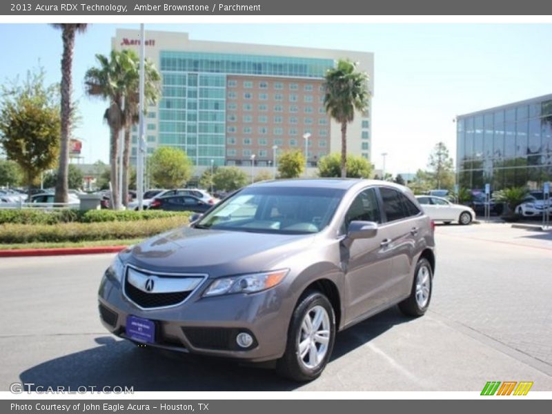 Amber Brownstone / Parchment 2013 Acura RDX Technology