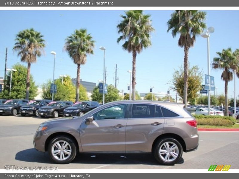 Amber Brownstone / Parchment 2013 Acura RDX Technology