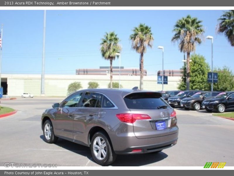 Amber Brownstone / Parchment 2013 Acura RDX Technology