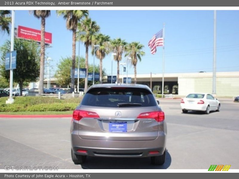 Amber Brownstone / Parchment 2013 Acura RDX Technology