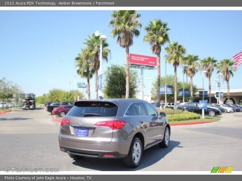 Amber Brownstone / Parchment 2013 Acura RDX Technology