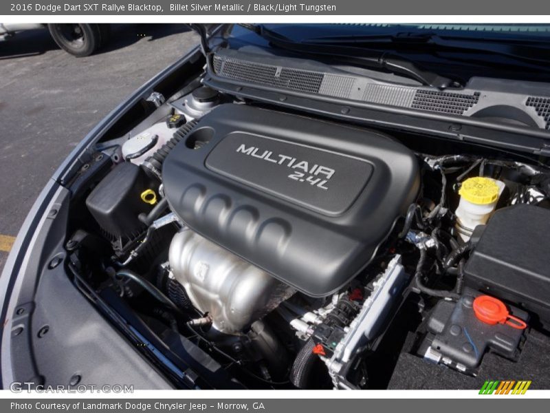 Billet Silver Metallic / Black/Light Tungsten 2016 Dodge Dart SXT Rallye Blacktop
