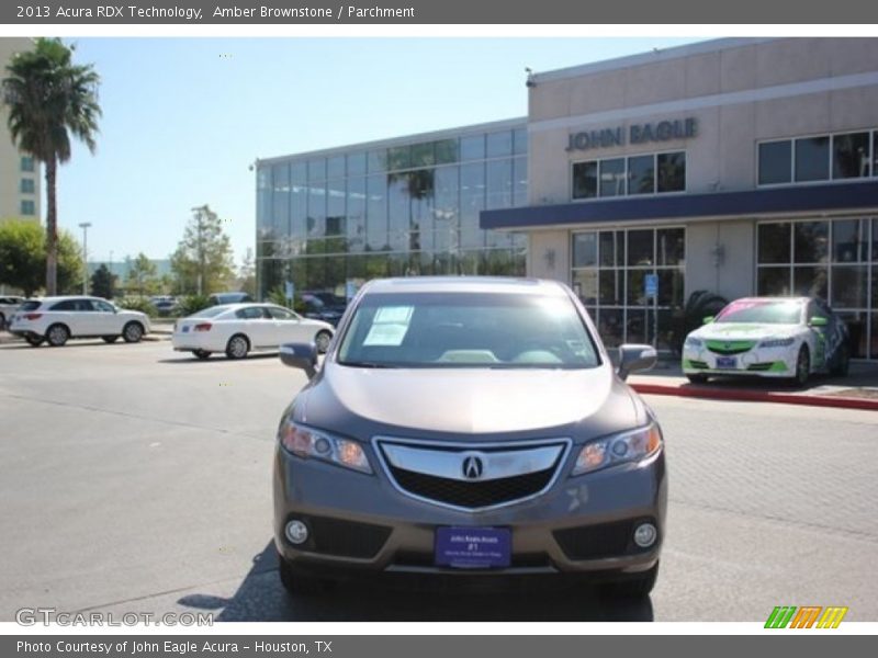 Amber Brownstone / Parchment 2013 Acura RDX Technology
