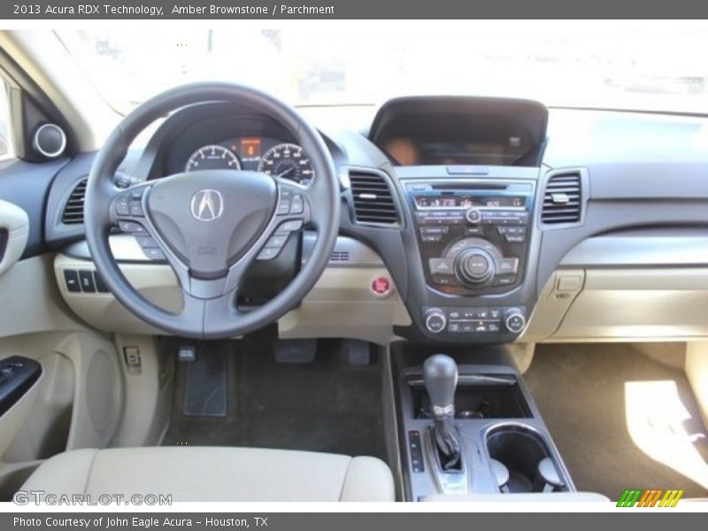Amber Brownstone / Parchment 2013 Acura RDX Technology