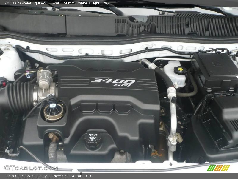 Summit White / Light Gray 2008 Chevrolet Equinox LT AWD