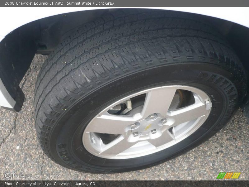 Summit White / Light Gray 2008 Chevrolet Equinox LT AWD