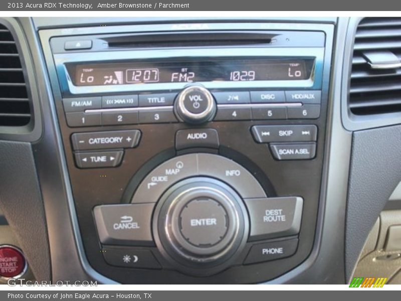 Amber Brownstone / Parchment 2013 Acura RDX Technology
