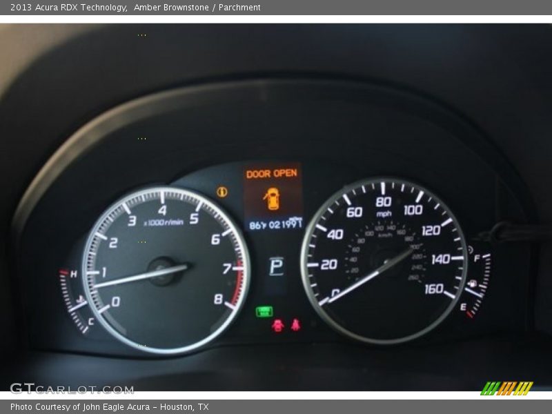 Amber Brownstone / Parchment 2013 Acura RDX Technology