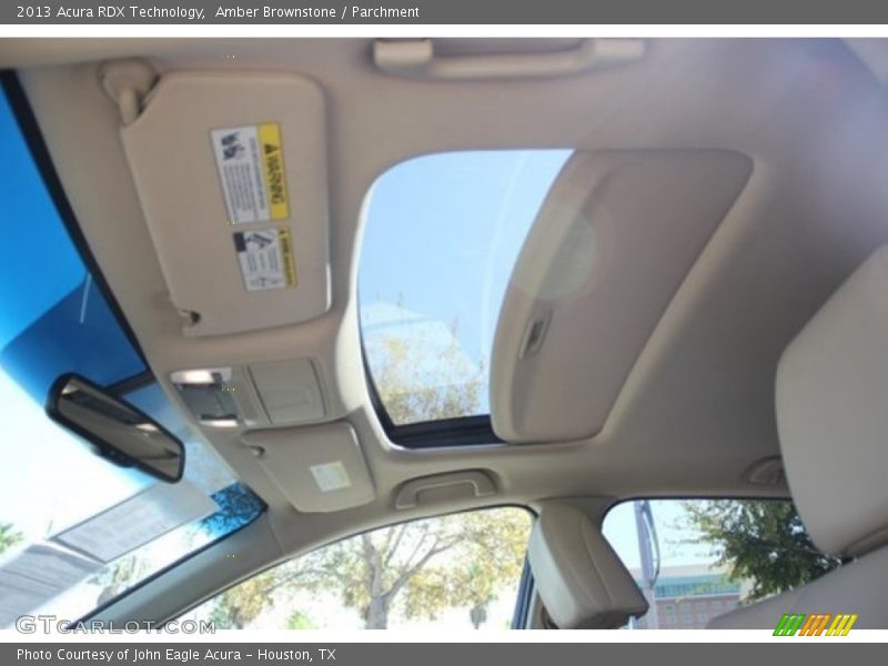 Amber Brownstone / Parchment 2013 Acura RDX Technology