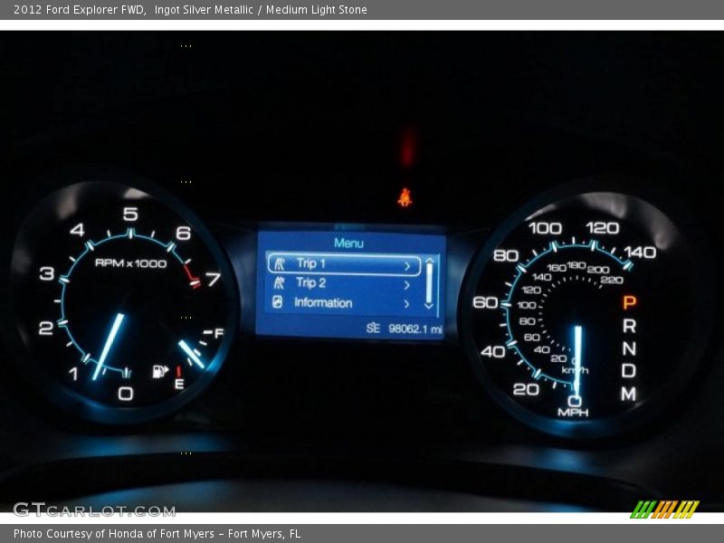Ingot Silver Metallic / Medium Light Stone 2012 Ford Explorer FWD
