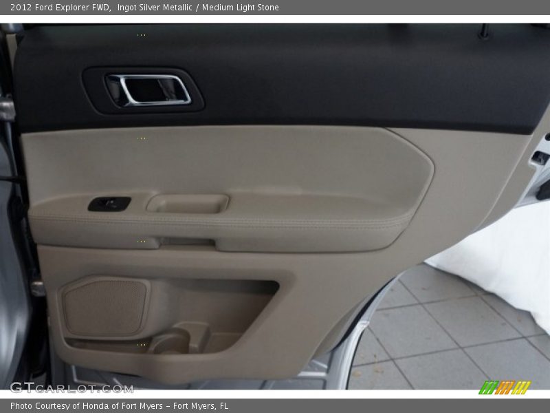 Ingot Silver Metallic / Medium Light Stone 2012 Ford Explorer FWD