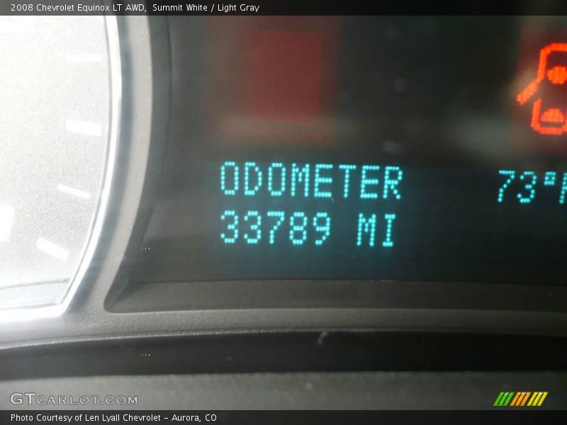 Summit White / Light Gray 2008 Chevrolet Equinox LT AWD