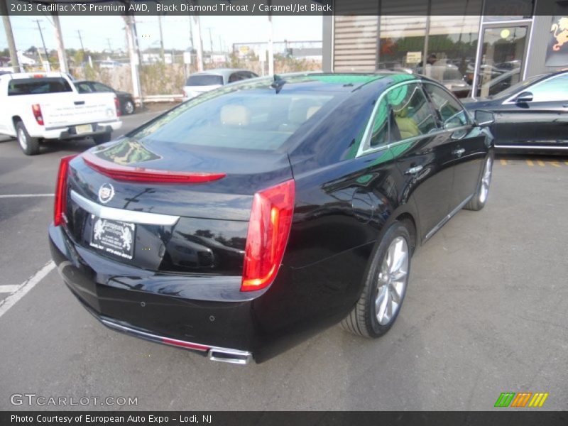 Black Diamond Tricoat / Caramel/Jet Black 2013 Cadillac XTS Premium AWD