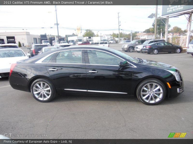 Black Diamond Tricoat / Caramel/Jet Black 2013 Cadillac XTS Premium AWD
