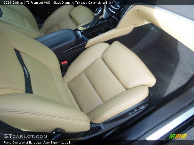 Black Diamond Tricoat / Caramel/Jet Black 2013 Cadillac XTS Premium AWD
