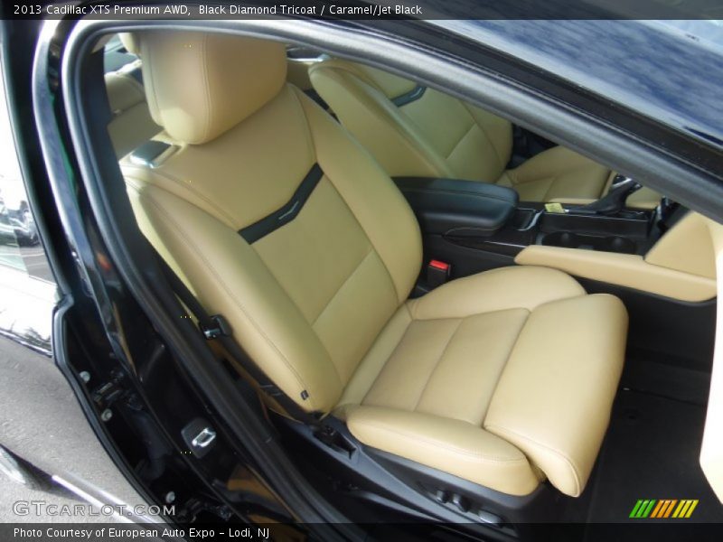 Black Diamond Tricoat / Caramel/Jet Black 2013 Cadillac XTS Premium AWD