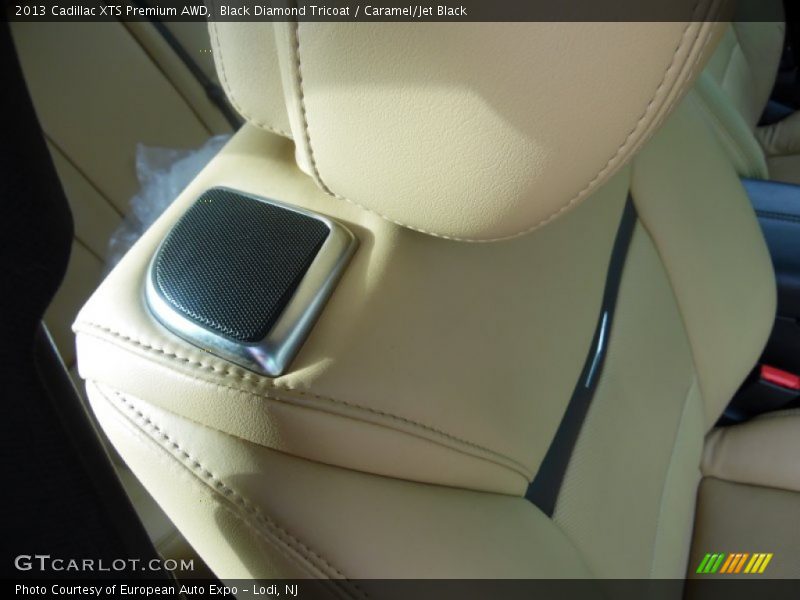 Black Diamond Tricoat / Caramel/Jet Black 2013 Cadillac XTS Premium AWD