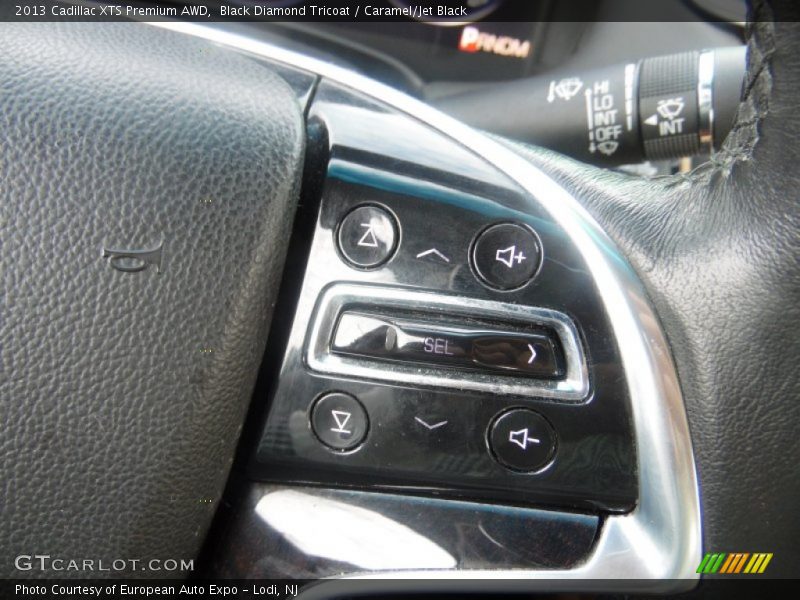 Black Diamond Tricoat / Caramel/Jet Black 2013 Cadillac XTS Premium AWD
