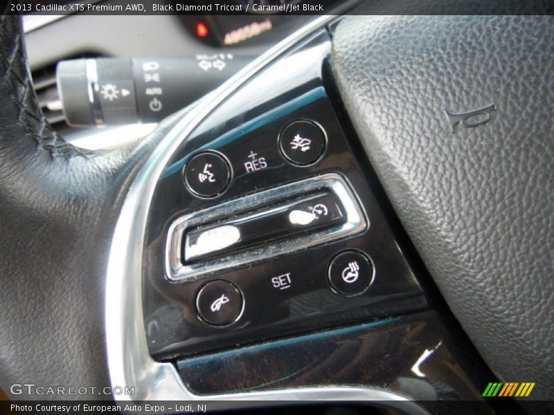 Black Diamond Tricoat / Caramel/Jet Black 2013 Cadillac XTS Premium AWD