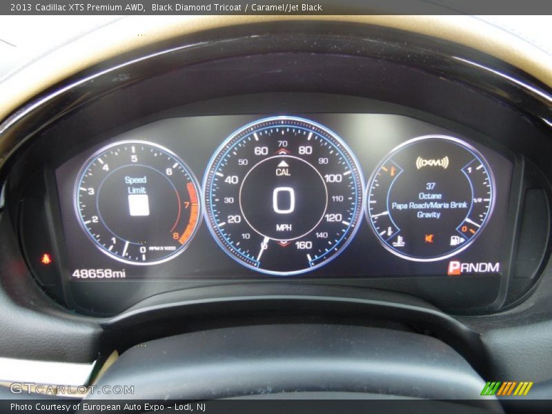 Black Diamond Tricoat / Caramel/Jet Black 2013 Cadillac XTS Premium AWD