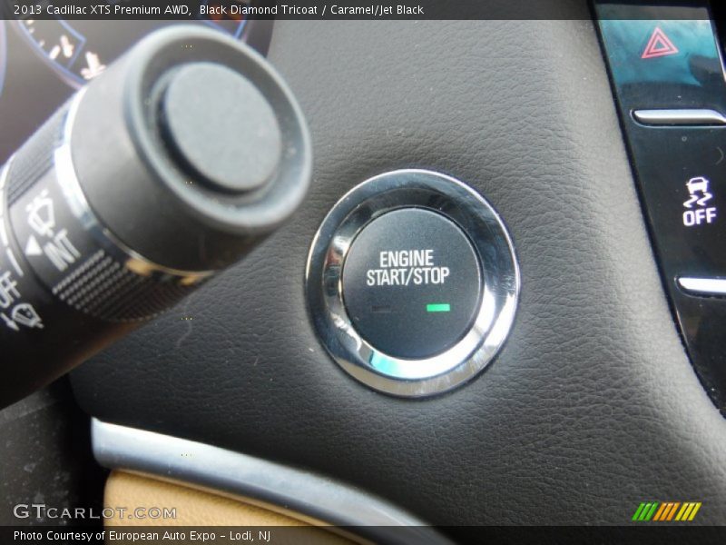 Black Diamond Tricoat / Caramel/Jet Black 2013 Cadillac XTS Premium AWD
