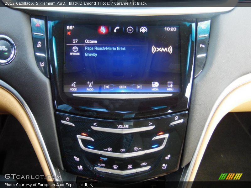 Black Diamond Tricoat / Caramel/Jet Black 2013 Cadillac XTS Premium AWD