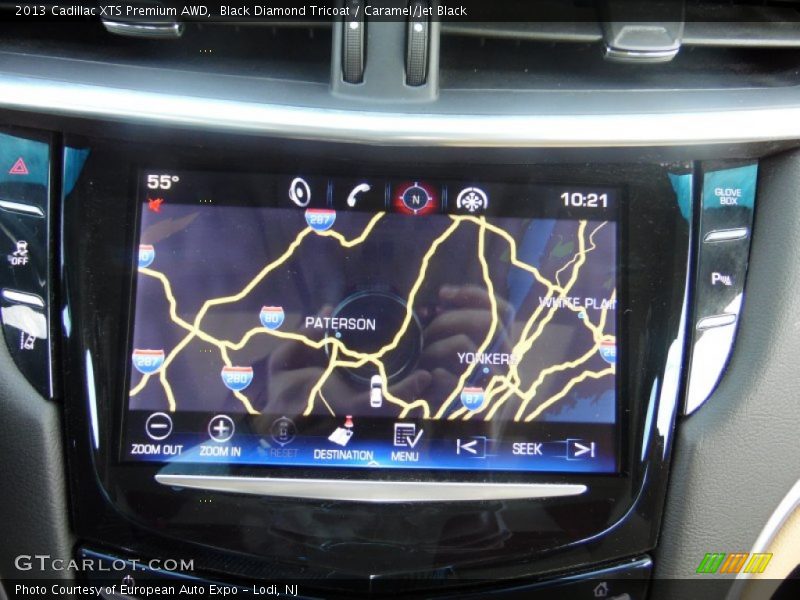 Black Diamond Tricoat / Caramel/Jet Black 2013 Cadillac XTS Premium AWD