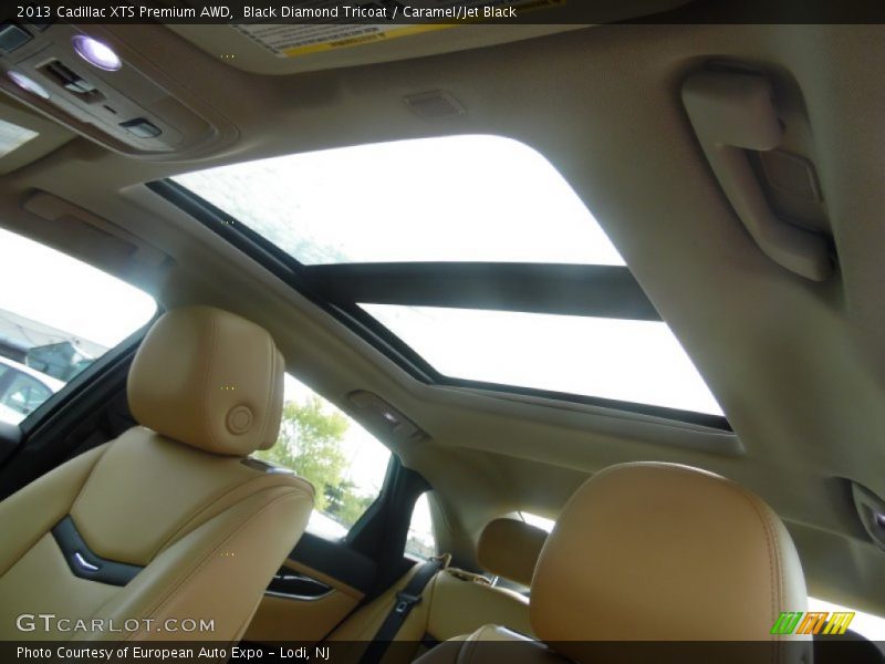 Black Diamond Tricoat / Caramel/Jet Black 2013 Cadillac XTS Premium AWD