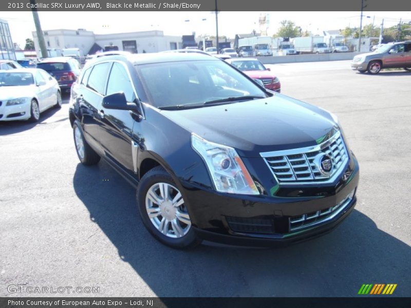 Black Ice Metallic / Shale/Ebony 2013 Cadillac SRX Luxury AWD