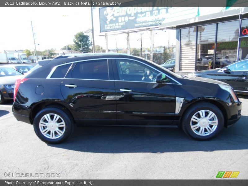 Black Ice Metallic / Shale/Ebony 2013 Cadillac SRX Luxury AWD