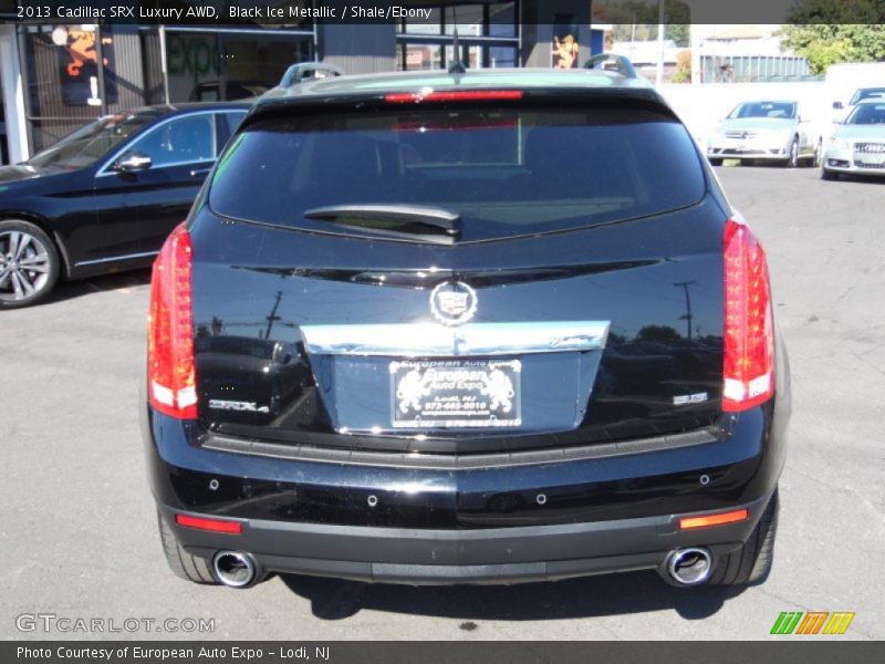 Black Ice Metallic / Shale/Ebony 2013 Cadillac SRX Luxury AWD