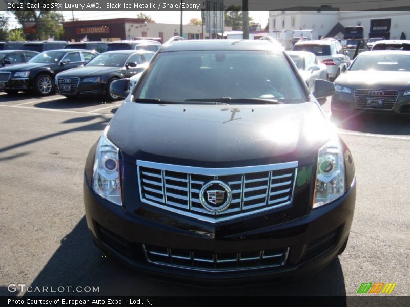 Black Ice Metallic / Shale/Ebony 2013 Cadillac SRX Luxury AWD
