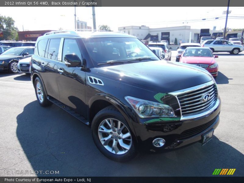 Black Obsidian / Graphite 2012 Infiniti QX 56 4WD