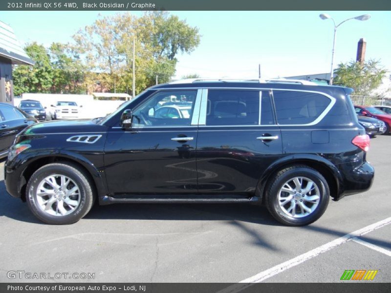 Black Obsidian / Graphite 2012 Infiniti QX 56 4WD