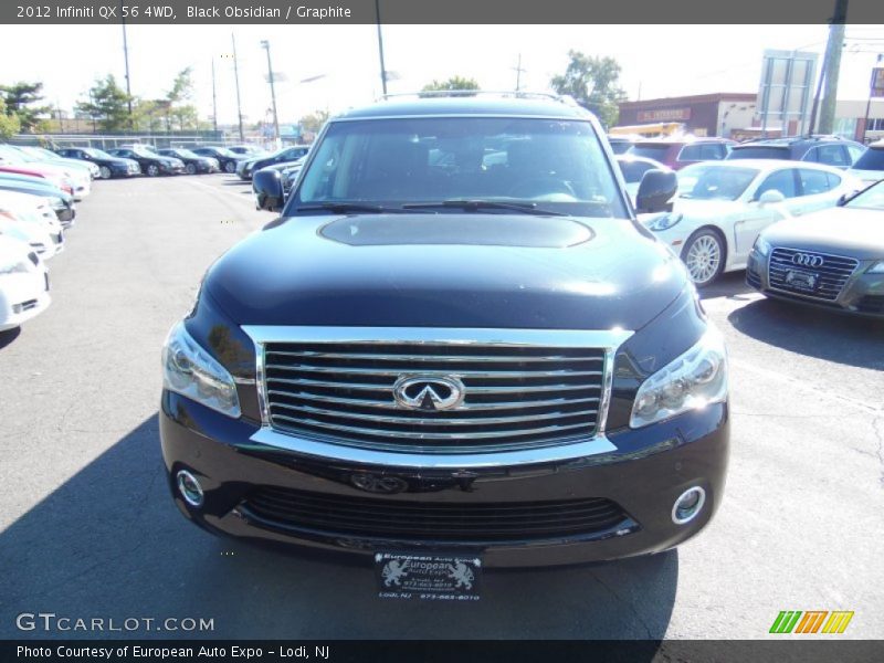 Black Obsidian / Graphite 2012 Infiniti QX 56 4WD