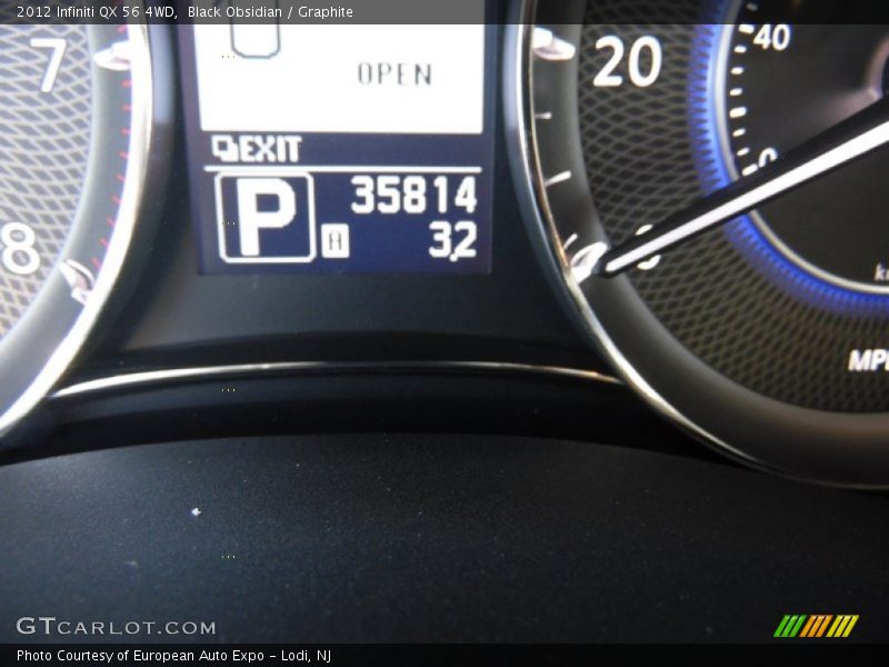 Black Obsidian / Graphite 2012 Infiniti QX 56 4WD