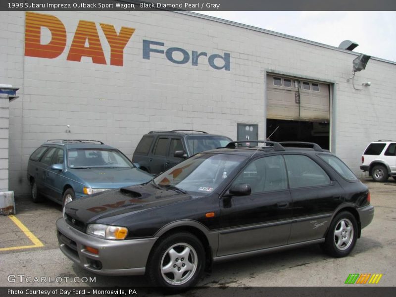 Black Diamond Pearl / Gray 1998 Subaru Impreza Outback Sport Wagon