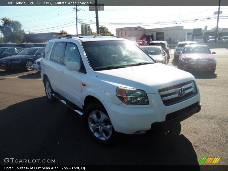 Taffeta White / Saddle 2006 Honda Pilot EX-L 4WD
