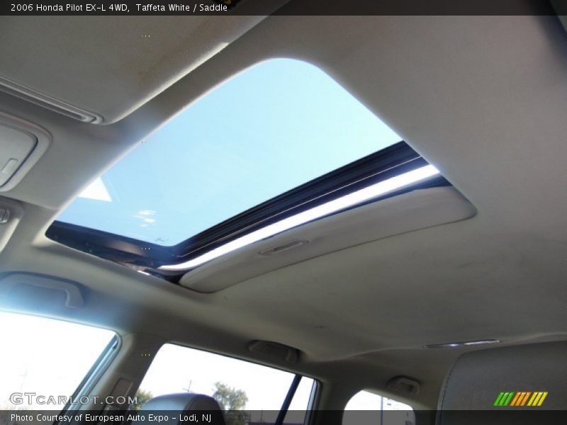 Taffeta White / Saddle 2006 Honda Pilot EX-L 4WD