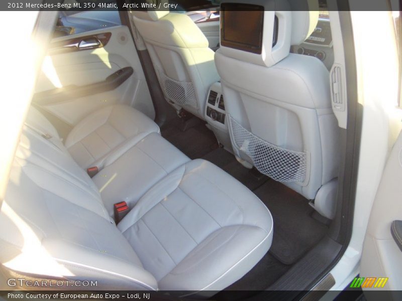 Arctic White / Grey 2012 Mercedes-Benz ML 350 4Matic