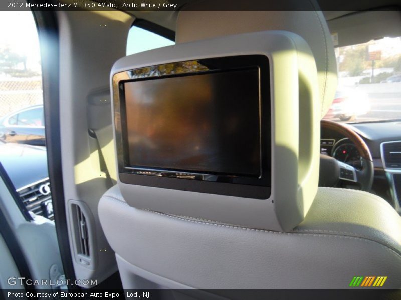 Arctic White / Grey 2012 Mercedes-Benz ML 350 4Matic