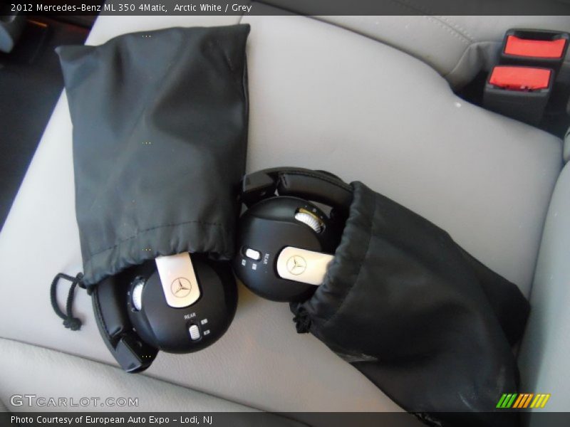 Arctic White / Grey 2012 Mercedes-Benz ML 350 4Matic