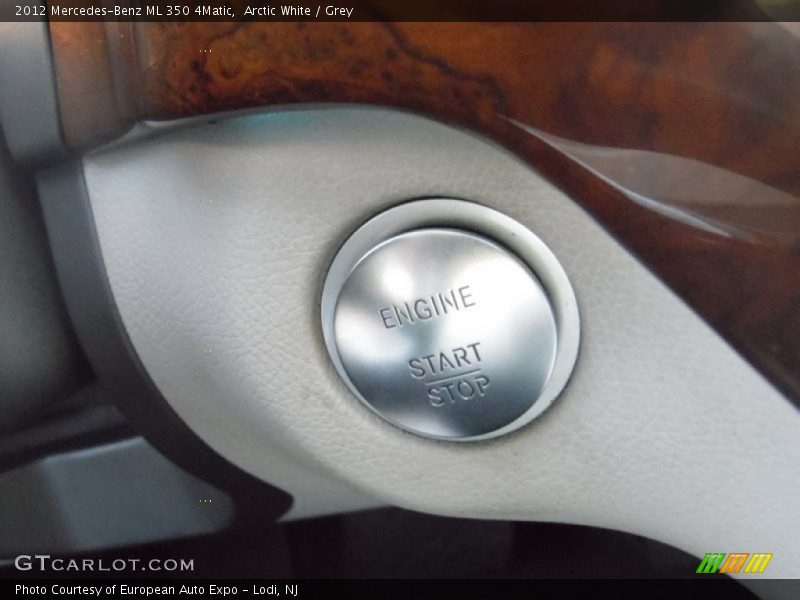 Arctic White / Grey 2012 Mercedes-Benz ML 350 4Matic