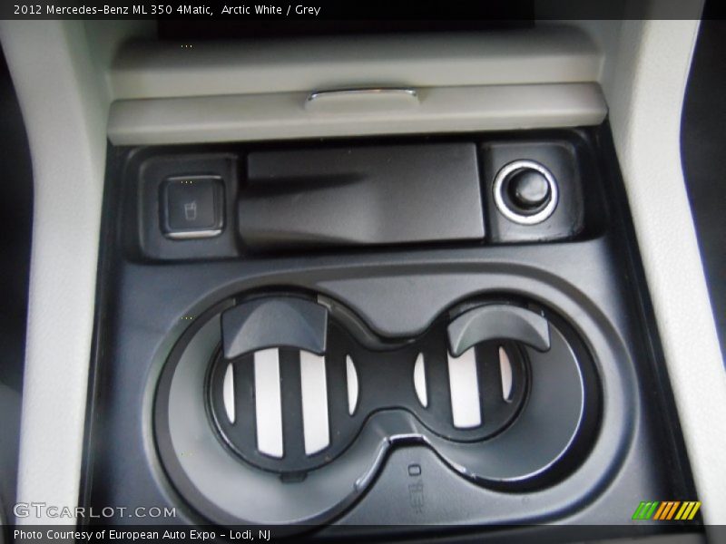 Arctic White / Grey 2012 Mercedes-Benz ML 350 4Matic